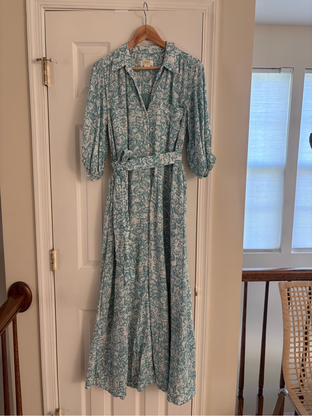 Anthropologies Maeve Mona Linen Shirt Dress in Size S - Picture 3 of 6